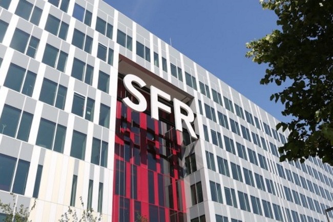 Altice planche sur la vente d'une part de SFR et son parc de datacenter en France. (Crédit Photo : Maxime Dufour/SFR)