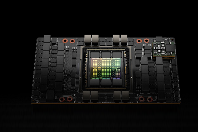 Selon les analystes, Nvidia disposerait de 80  90% de part de march sur les acclrateurs  base de GPU pour les modles d'IA avec son produit phare le H100. (Crdit Photo : Nvidia)