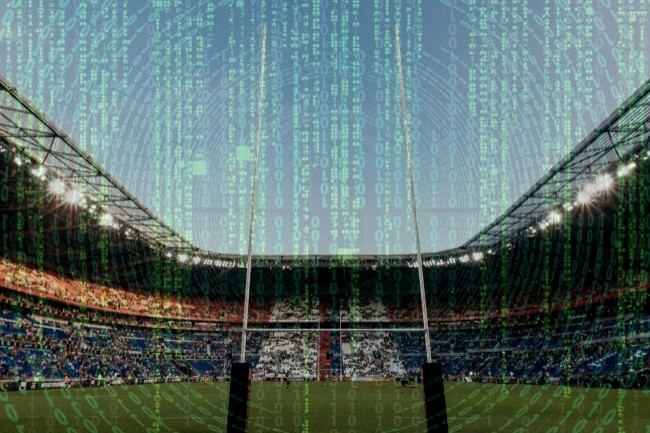 La FFR prouve sa plate-forme d'analytique data  l'occasion de la coupe du monde de rugby en France. Photo T.Serer/Unsplash - G.Altman/Pixabay)