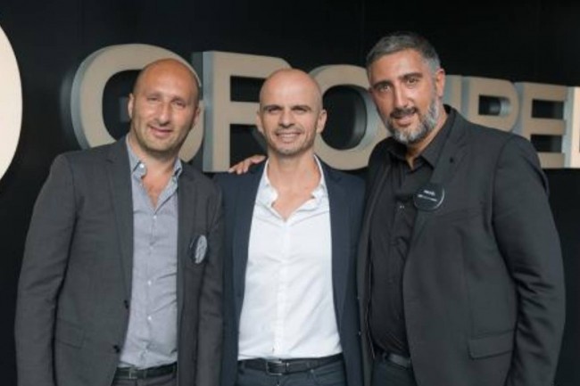 (De gauche  droite) Dan Djorno, Franck Makaci et Mikael Guenni, les cofondateurs de DFM. (Crdit photo : D.R.)