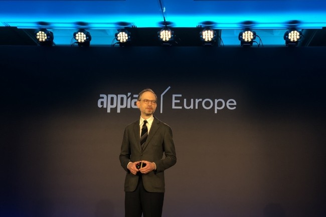 Ce 15 novembre, Matt Calkins, CEO d'Appian est revenu sur la roadmap de la firme et a dvoil sa stratgie en matire d'IA. (Crdit : C.S.)