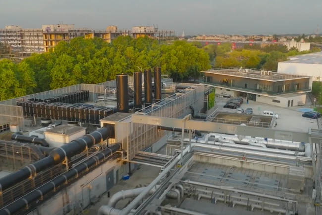 L'usine Seine Morée au Blanc-Mesnil (93) du SIAAP retraite chaque jour 50 000 m3 d'eaux usées concernant un secteur de 200 000 habitants de Seine-Saint-Denis. (crédit : SIAAP)