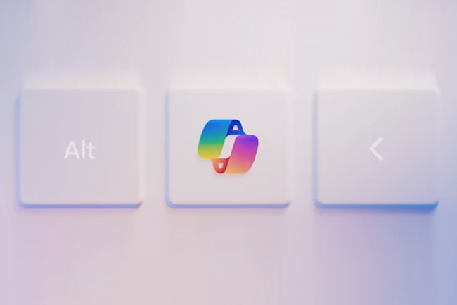 Une touche ddie  l'IA Copilot va arriver sur les claviers a indiqu Microsoft. (Crdit Photo: Microsoft)