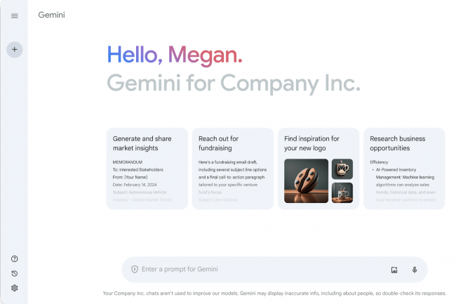 Aprs Copilot pour Microsoft 365, Gemini for Workspace de Google vient toffer les propositions GenAi pour les PME-PMI. (Crdit Google)