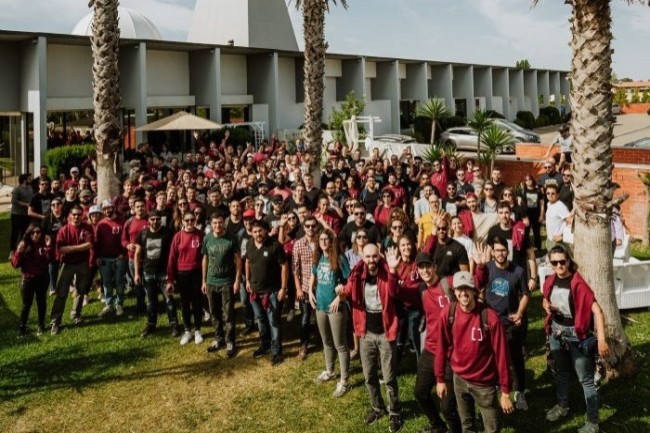Les quipes de Volkswagen Digital Solutions  Lisbonne. Rpartie en trois ples, l'implantation regroupe environ 600 collaborateurs. (Photo : D.R.)