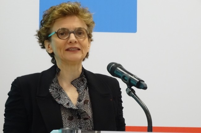 Marie-Laure Denis, prsidente de la Cnil a prsent les grandes lignes du rapport d'activit 2023 du rgulateur. (Crdit Photo : JC)