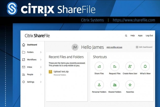 De Box  dropbox en passant par Syncplicity et Onedrive, ShareFile de Citrix trouve sur son chemin une concurrence de plus en plus aiguise sur le march du collaboratif, partage et synchronisation de fichiers cloud. (crdit : Citrix / IDG)