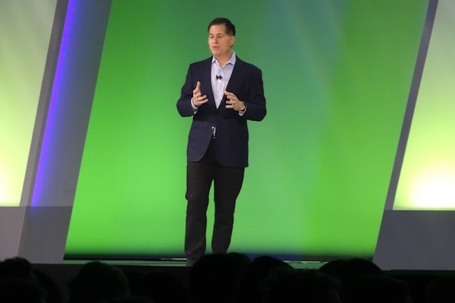 Michael Dell, CEO de Dell Technologies a dvoil l'AI Factory pour accompagner les entreprises dans leur stratgie IA. (Crdit Photo : JC)