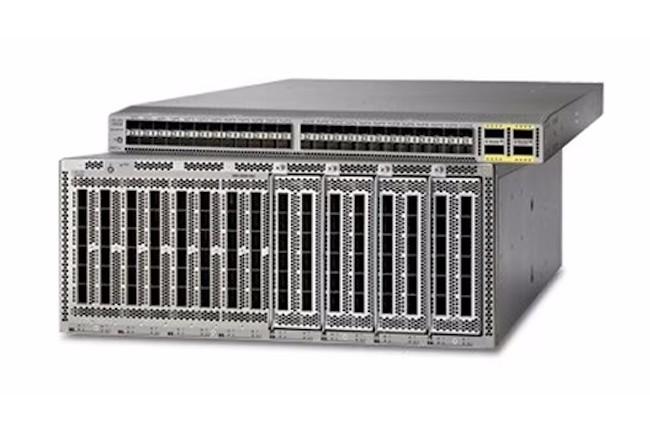 Le cluster Nexus HyperFabric AI de Cisco repose notamment sur les switch Nexus de la srie 6000. (Crdit Photo: Cisco)