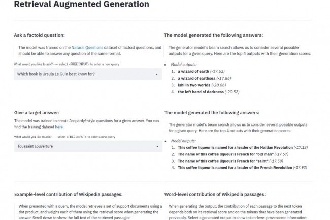AWS a travaill sur une mthode pour valuer automatiquement le RAG (retrieval augmented generation). (Crdit Photo : Meta)