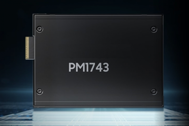 Au format U.2, le Samsung BM1743 annonce une performance de 14 Go/s en lecture. (Crdit Samsung)