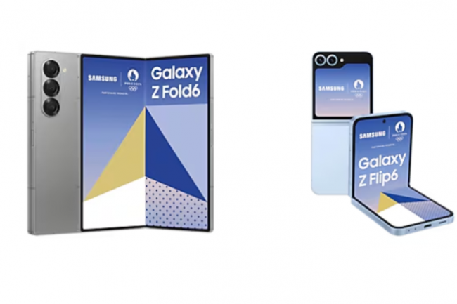 Les derniers modles de smartphones Galaxy Z Fold 6 et Z Flip 6 de Samsung sont officiellement lancs. (crdit : Samsung)