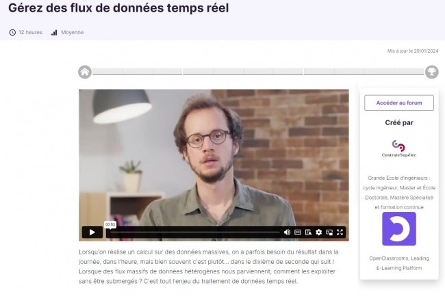 Le mooc data dvelopp par CentraleSuplec pour Openclassrooms est anim par Rgis Behmo, expert en machine learning et dveloppeur fullstack. (Crdit : D.R)