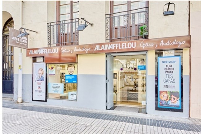 Les 1400 franchiss Afflelou ont toute autonomie dans la gestion de leur data. Pour y voir plus clair, l'opticien s'quipe d'une plateforme de gouvernance globale. (Photo : Afflelou. Boutique  Madrid)