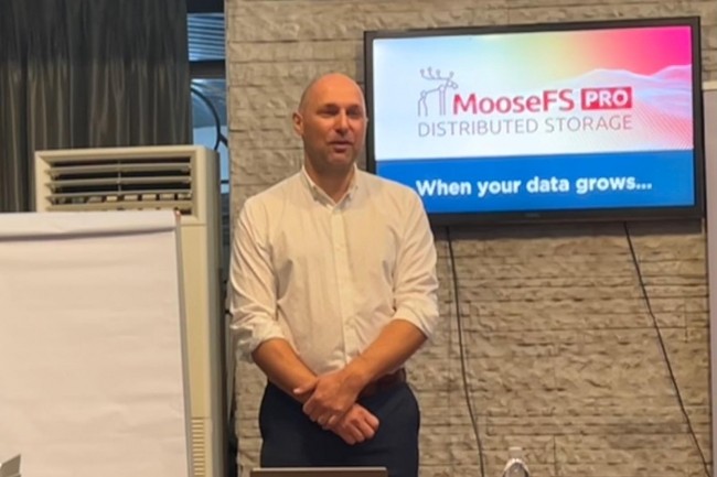 Avec MooseFS, les fichiers sont distribus sur plusieurs serveurs, comme s'il s'agissait d'un seul volume, nous a expliqu Jakub Ratajczak, cofondateur et CEO de MooseFS. (Crdit S.L.)