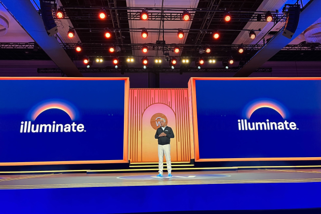 Workday a prsent sa plateforme IA Illuminate  l'occasion de son vnement Rising. (Crdit Photo : Workday)