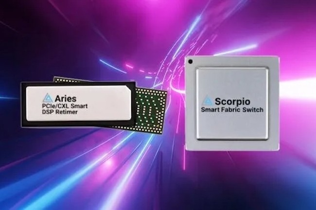 Optimise pour lIA, le circuit Scorpio pour commutateur PCIe 6 pourrait bientt faire son apparition dans les centres de donnes. (Crdit Astera Labs)