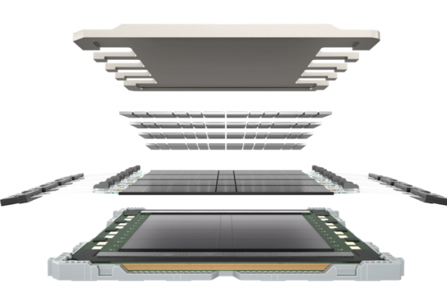 La technologie optique avance pour acclrer les vitesses d'interconnexion die to die de Lightmatter va profiter de la dernire leve de fonds de 400 M$ de la socit. (crdit : Lightmatter)