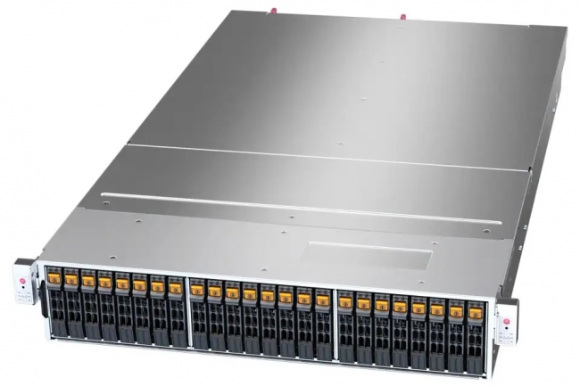 Les JBOF de Supermicro prennent en charge 24 ou 36 SSD de 30,71 To, jusqu une capacit maximale de 1,105 Po de stockage brut. (Crdit SuperMicro)