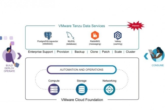 Pour mieux pauler les codeurs, VMware lance Tanzu Data Services