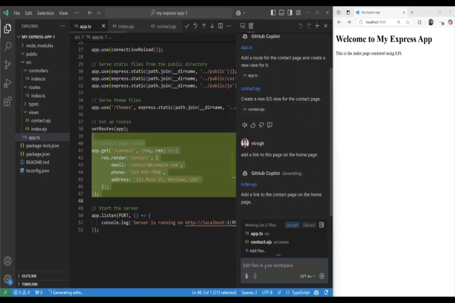 Microsoft a prsent en avant-premire Copilot Edits pour Visual Studio Code. (Crdit Photo: Microsoft)