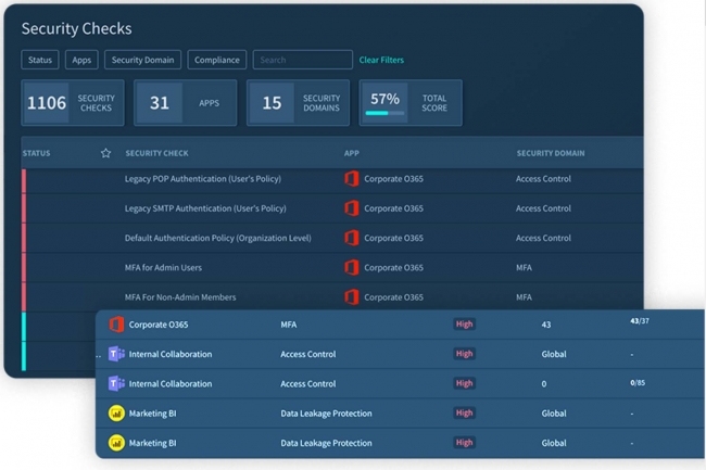 Adaptive Shield surveille les vnements de scurit appliqus  plus de 150 applications SaaS. (crdit : Adaptive Shield)