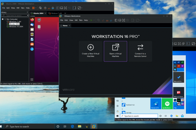 Le logiciel de virtualisation pour postes de travail Workstation Pro pour les utilisateurs de systmes Windows est gratuit pour tous depuis ce 11 novembre. (crdit : VMware)