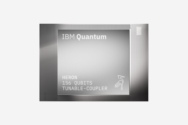 IBM a prsent la deuxime version de sa puce quantique Heron affichant 156 qubits. (Crdit Photo: IBM)