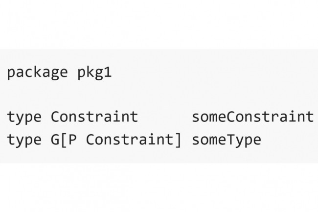 Les alias de type gnrique ont fait leur entre dans Go  partir de la v 1.18. (crdit : Google Go)