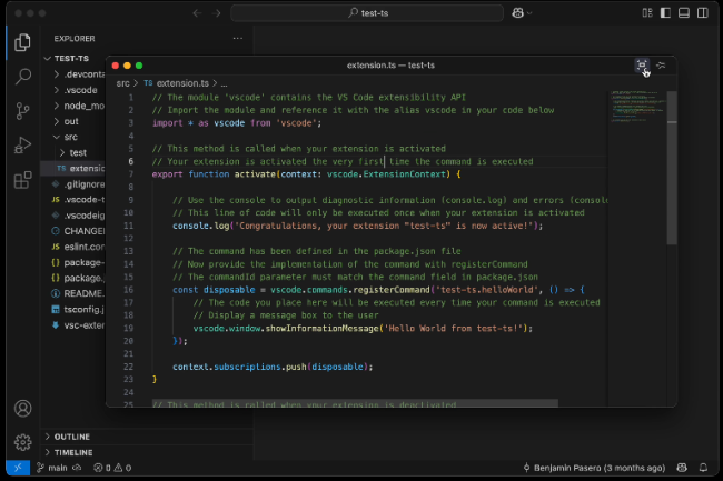 Visual Studio Code 1.100 améliore les fonctions de codage par l'IA