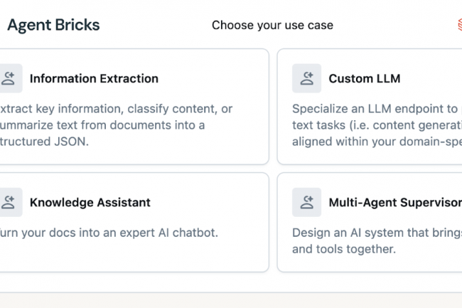 Avec AgentBricks, Databricks automatise la création d'agents IA