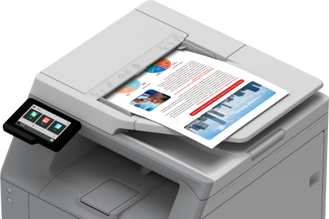 Les BP-C131WD et BP-C131PW peuvent imprimer  une vitesse maxi de 31 pages par minute. (Crdit Sharp)