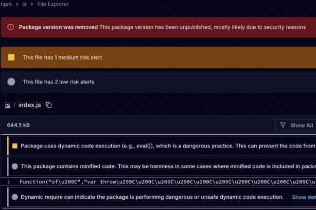 Des packages npm compromis pour diffuser des malwares