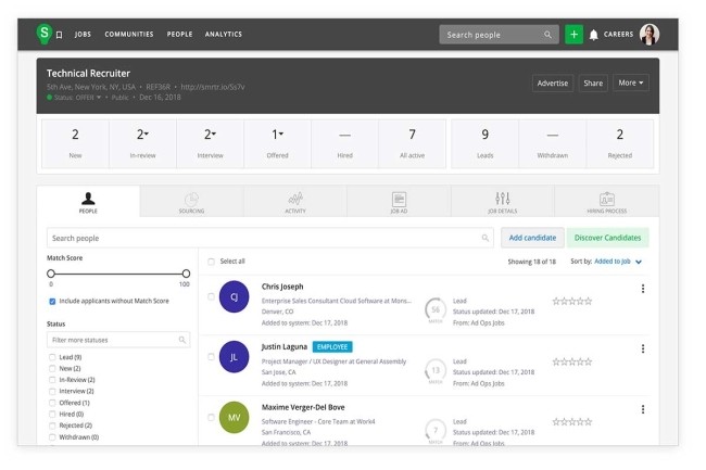 Avec SmartRecruiters, SAP renforce les capacités IA de SucessFactors