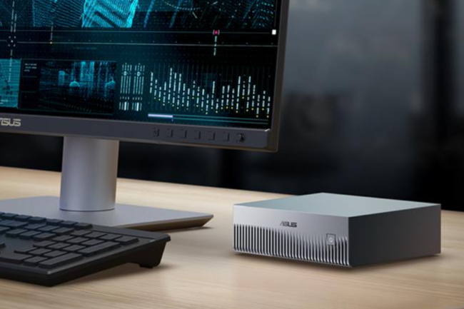 La mini station de travail Ascent GX10 d’Asus exploite la plateforme DGX Spark de Nvidia.(Crédit Photo: Nvidia) La mini station de travail Ascent GX10 d’Asus exploite la plateforme DGX Spark de Nvidia.(Crédit Photo: Nvidia)