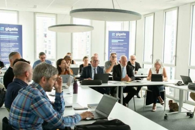 L'oprateur de services numriques ligrien Gigalis (ici lors de son assemble gnrale le 12 juin dernier) propose une 1ere coopration publique-prive auour de l'IA et des solutions open source. (Crdit: Gigalis)