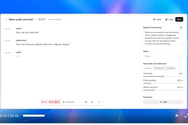 OpenAI et Microsoft dévoilent leurs propres modèles d'IA audio