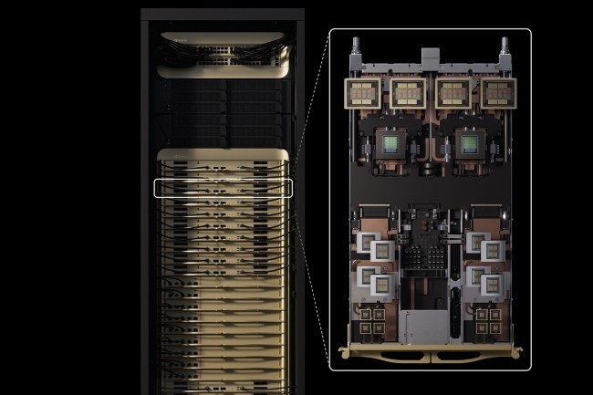 Nvidia a présenté la puce Rubin CPX combinant des CPU sur base Arm Vera et des GPU Rubin. (Crédit Photo: Nvidia) Nvidia a présenté la puce Rubin CPX combinant des CPU sur base Arm Vera et des GPU Rubin. (Crédit Photo: Nvidia)