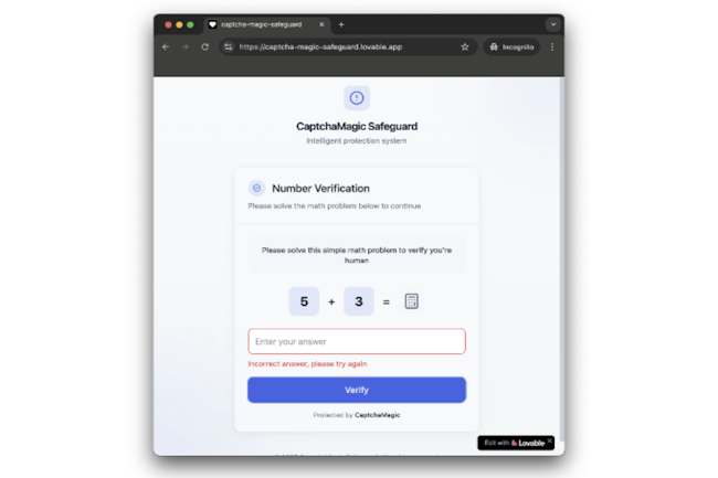 Des fausses pages captcha créées par l'IA servent pour du phishing