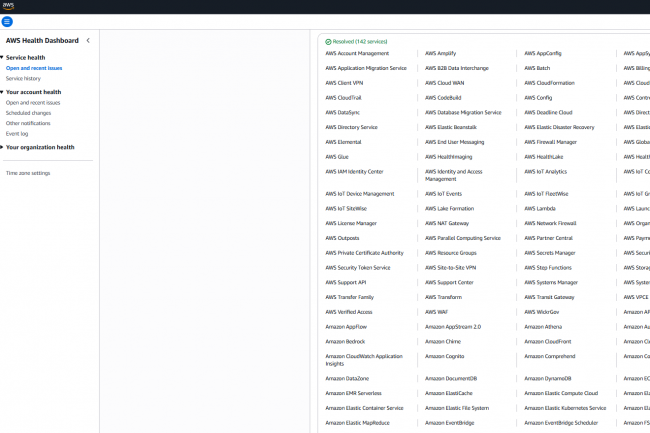 Plus de 1 000 sites web et applications dans le monde auraient t affects suite  la panne de de rsolution DNS du point de terminaison de l'API DynamoDB dAWS en Caroline du Nord. (crdit : AWS)