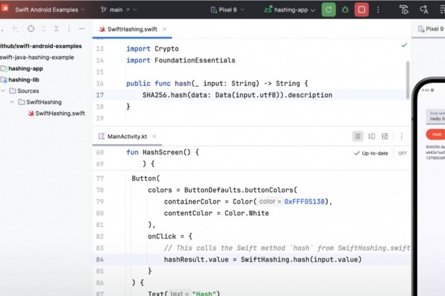 Le SDK Swift arrive pour le développement sur Android