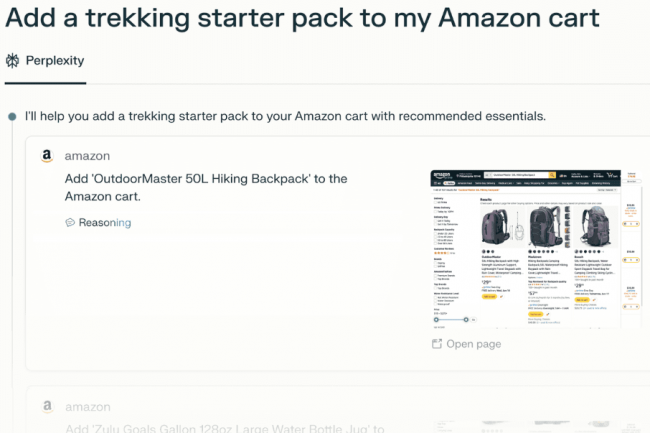 Amazon contre les agents IA de Perplexity Comet