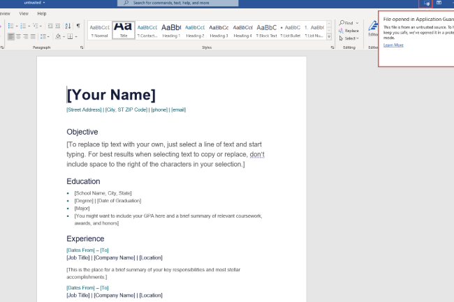 Defender Application Guard pour Office abandonné d'ici 2027