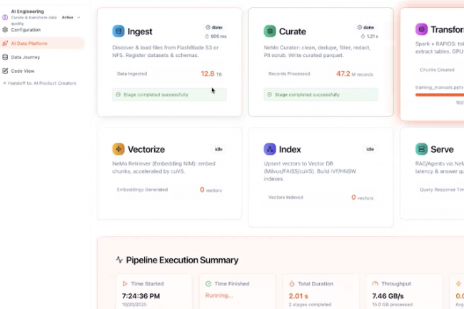 Avec Data Stream, Pure Storage optimise les pipelines IA