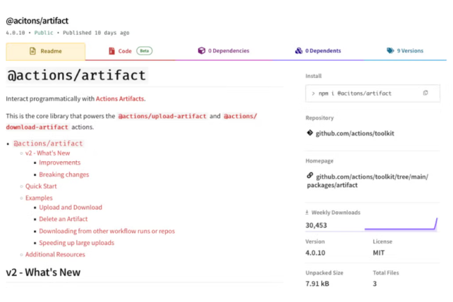 GitHub piège Actions avec un paquet npm malveillant