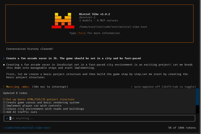 Mistral a lanc la deuxime gnration d'agent de codage, Devstral et a dvoil Vibe CLI, un outil en ligne de commande. (Crdit Reddit)