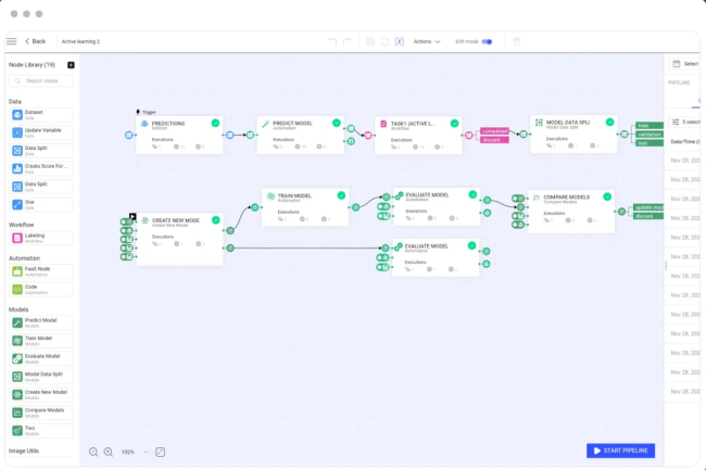 Dataloop propose une plateforme pour la gestion, l’étiquetage et le traitement des données non structurées pour les projets IA. (Crédit Dataloop) Dataloop propose une plateforme pour la gestion, l’étiquetage et le traitement des données non structurées pour les projets IA. (Crédit Dataloop)