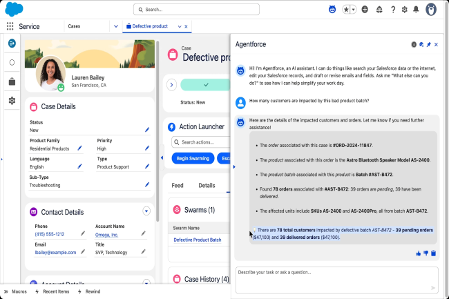 Salesforce a donné les premières indications d'intégration de la plateforme d'Informatica dans l'offre Agentforce 360. (Crédit Salesforce) Salesforce a donné les premières indications d'intégration de la plateforme d'Informatica dans l'offre Agentforce 360. (Crédit Salesforce)