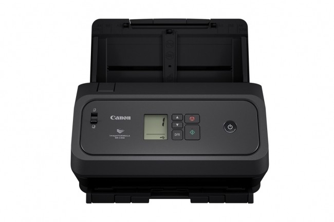 Le DR-C350 peut atteindre 50 ppm et dispose d’un chargeur automatique de 100 feuilles. (Crédit Canon) Le DR-C350 peut atteindre 50 ppm et dispose d’un chargeur automatique de 100 feuilles. (Crédit Canon)