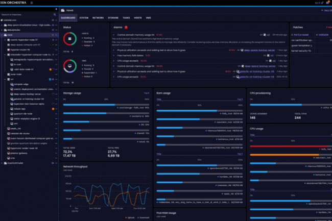 Avec son interface entièrement refondue de Xen Orchestra 6, Vates promet du chargement dynamique d'objets et des temps d'affichage très significativement réduits. (crédit : Vates) Avec son interface entièrement refondue de Xen Orchestra 6, Vates promet du chargement dynamique d'objets et des temps d'affichage très significativement réduits. (crédit : Vates)